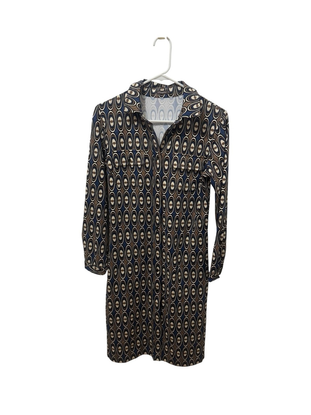 J. McLaughlin Christabel Geometric Shift Dress Size Small